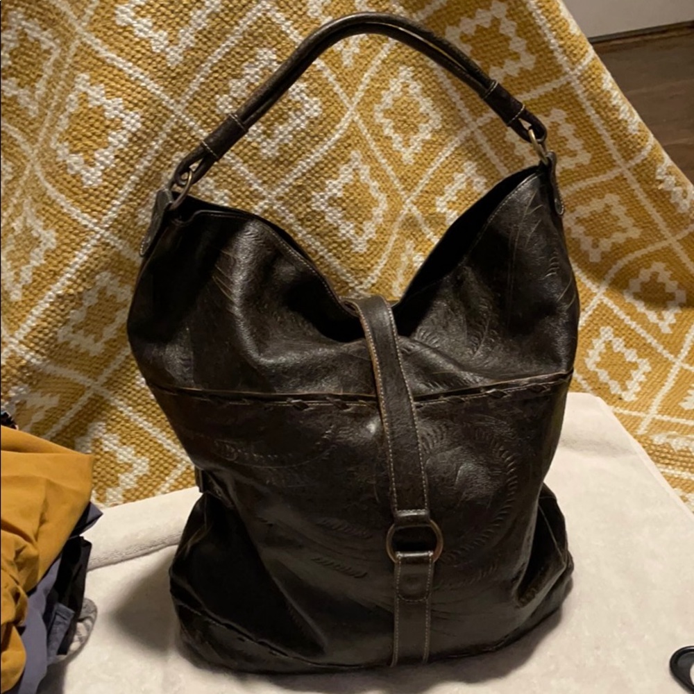 Leaders in Leather Large Purse or Tote. BEAUTIFUL